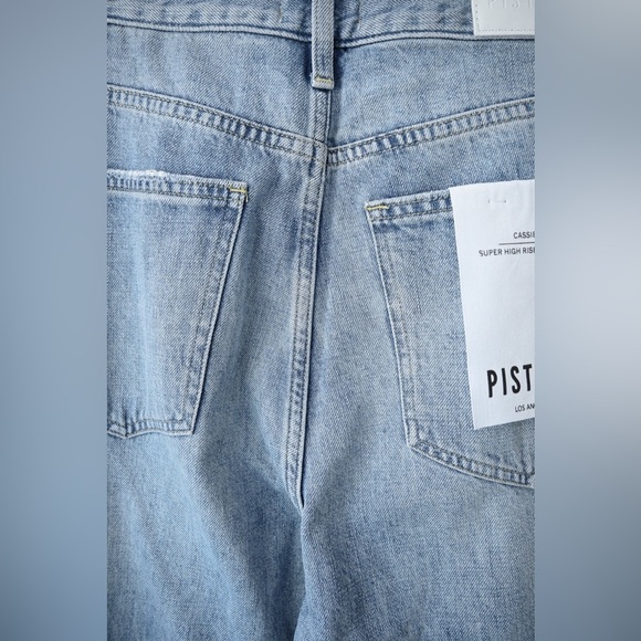 Pistola “Cassie” Super High Rise Straight in Bayview New With Tags - Picture 9 of 9